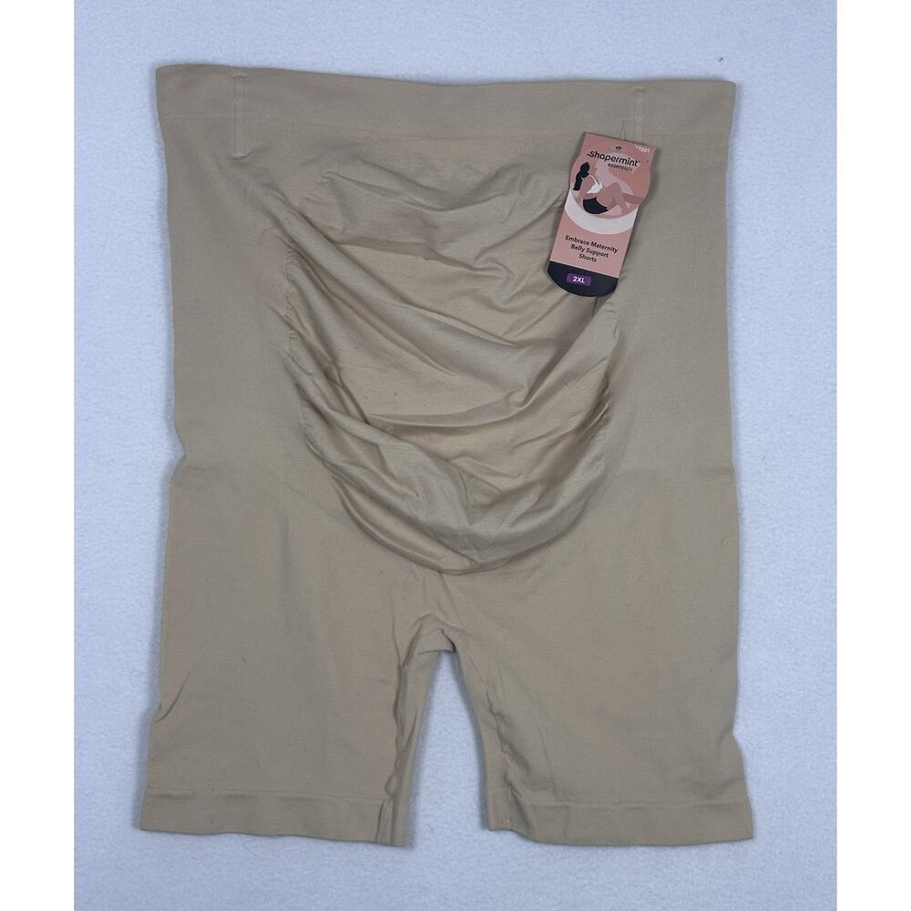 Shapermint Essentials Women's Embrace Maternity Belly Support Shorts 2XL NWT